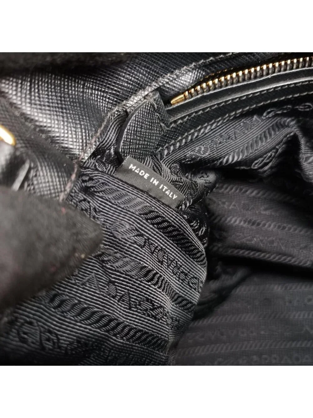 Prada Galleria Black Saffiano Leather Shoulder Bag
